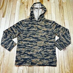 Old Navy Boys Camo Pullover Hoodie Sz XL